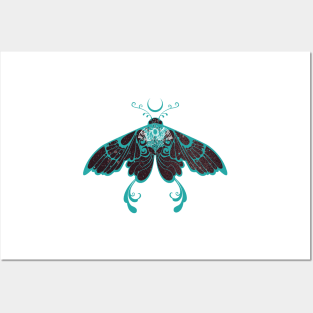 Galaxy Moth I Posters and Art